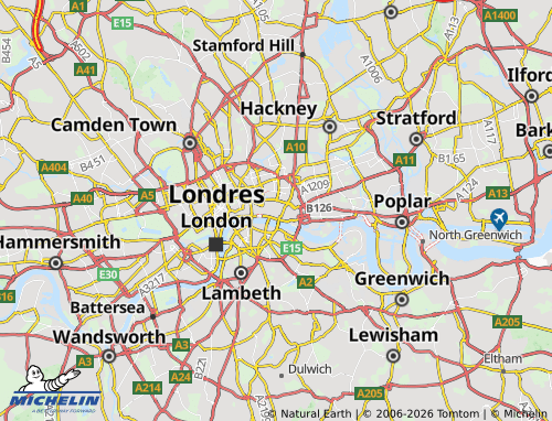Carte MICHELIN Cité de Londres - ViaMichelin