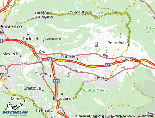 MICHELIN Rousset map - ViaMichelin
