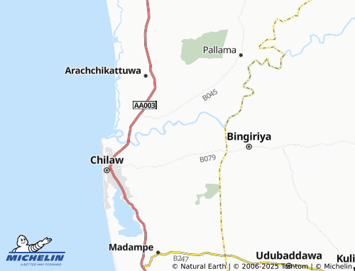 MICHELIN Nariyagama North map - ViaMichelin