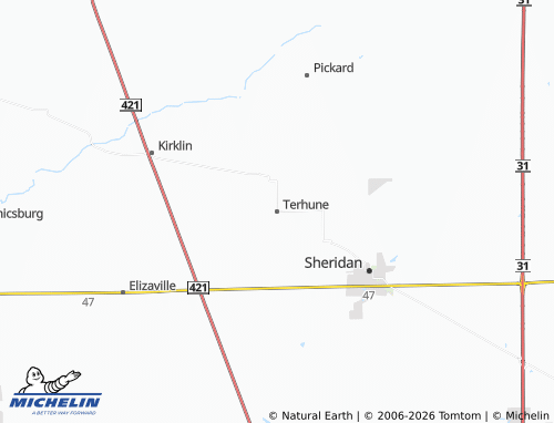 Carte MICHELIN Terhune - ViaMichelin