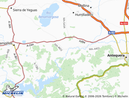 MICHELIN-Landkarte Estación de Bobadilla - ViaMichelin