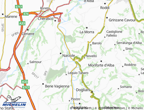 Mappa MICHELIN Piano - ViaMichelin