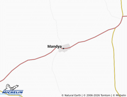 MICHELIN Mandya map - ViaMichelin