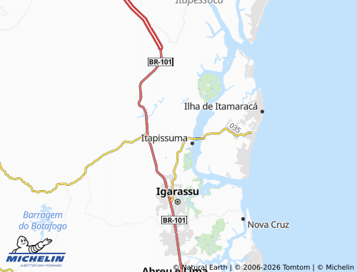 Carte MICHELIN Grêmio - ViaMichelin
