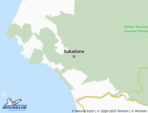 MICHELIN Sukadana map - ViaMichelin
