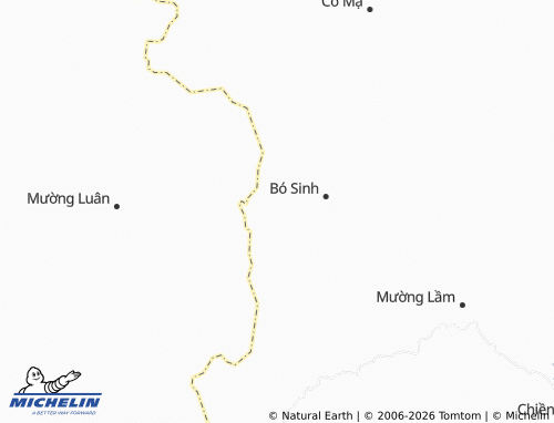 Mapa MICHELIN Pú Pẩu - ViaMichelin