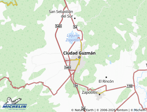 MICHELIN El Triángulo map - ViaMichelin