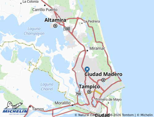 MICHELIN Comapa map - ViaMichelin