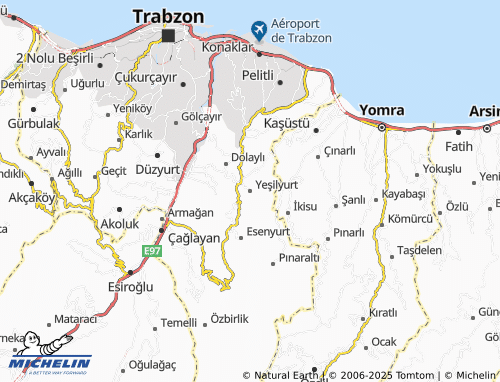 Mappa MICHELIN Yeşilyurt - ViaMichelin
