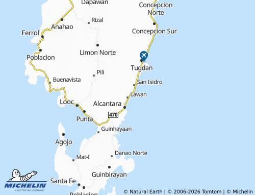 Mappa MICHELIN Lawan - ViaMichelin