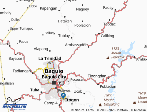 MICHELIN Shilan map - ViaMichelin