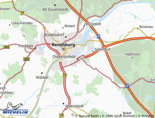 MICHELIN Osterrönfeld map - ViaMichelin