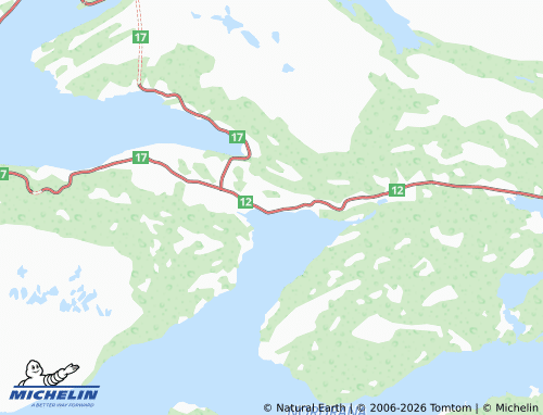 MICHELIN-Landkarte Utskarpen - ViaMichelin