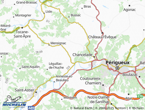 MICHELIN Les Basses Vérinas map - ViaMichelin