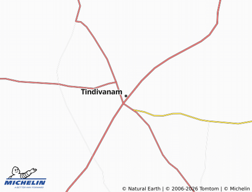 Carte MICHELIN Tindivanam - ViaMichelin