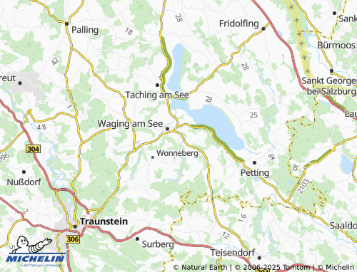 MICHELIN-Landkarte Steppach - ViaMichelin