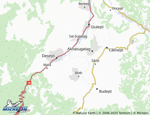 MICHELIN Hoteni map - ViaMichelin