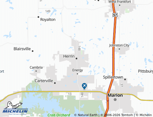 Mapa MICHELIN Herrin - ViaMichelin