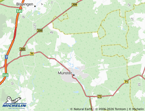 MICHELIN Breloh map - ViaMichelin