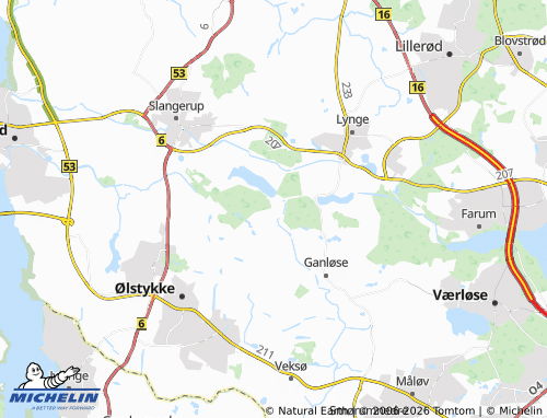 Mapa MICHELIN Buresø - ViaMichelin