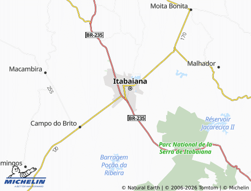 Mappa MICHELIN Serrano - ViaMichelin