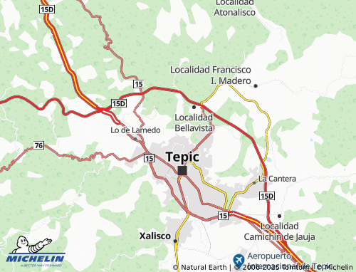 MICHELIN Jesús Salas map - ViaMichelin
