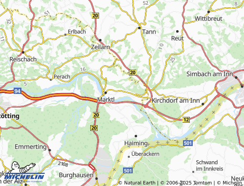 MICHELIN Hofschallern map - ViaMichelin