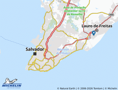 Mapa MICHELIN Sussuarana - ViaMichelin