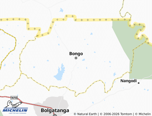 MICHELIN-Landkarte Bongo - ViaMichelin