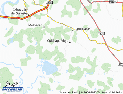 Mapa MICHELIN Congregación San Lorenzo Mexcalapa - ViaMichelin