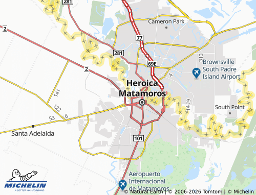 Mapa MICHELIN Primera de Mayo - ViaMichelin