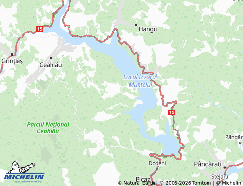 Mapa MICHELIN Izvorul Alb - ViaMichelin