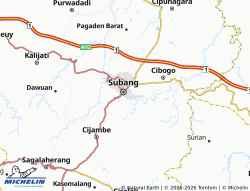 Carte MICHELIN Pasirkareumbi - ViaMichelin