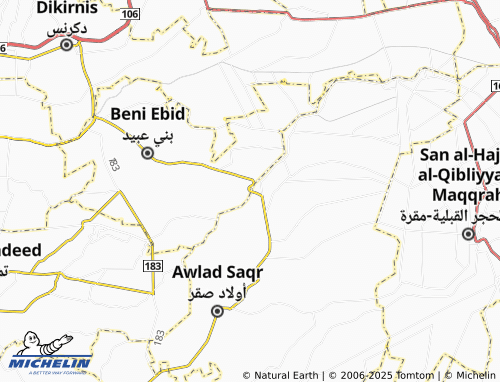MICHELIN Abo El Maaty El Baz map - ViaMichelin