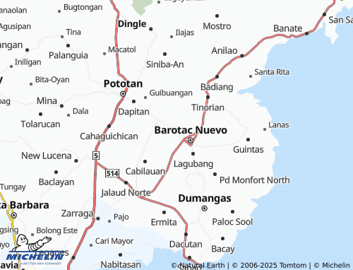 MICHELIN Tabucan map - ViaMichelin
