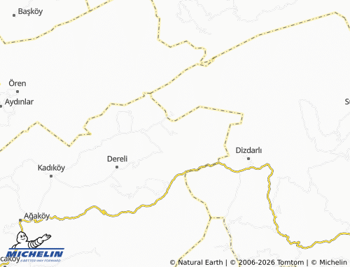 Mappa MICHELIN Çubukbeli - ViaMichelin