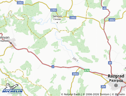 Mapa MICHELIN Dryanovets - ViaMichelin