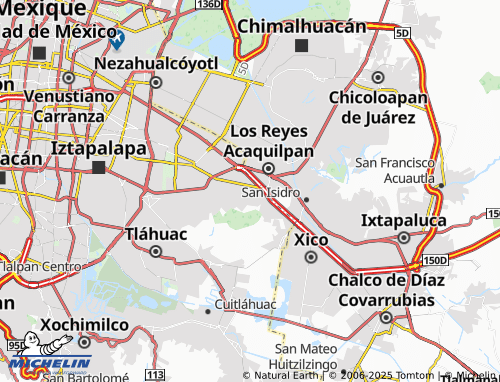 Mappa MICHELIN San Miguel Teotongo - ViaMichelin