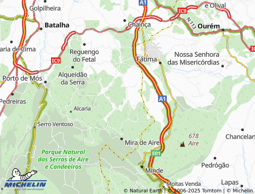 Carte MICHELIN Vale do Sobreiro - ViaMichelin