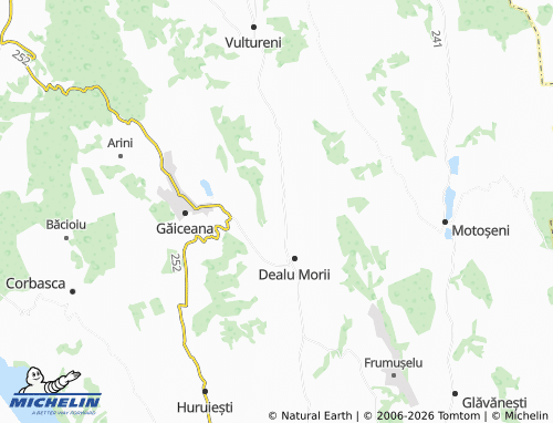 Mappa MICHELIN Tăvădărești - ViaMichelin
