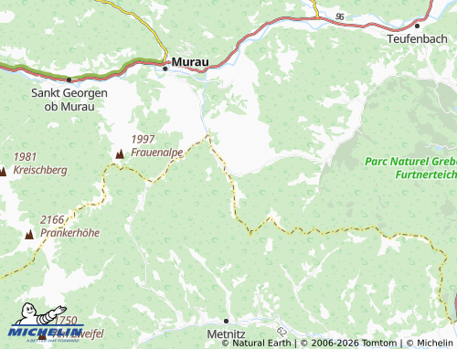MICHELIN Steirisch Laßnitz map - ViaMichelin