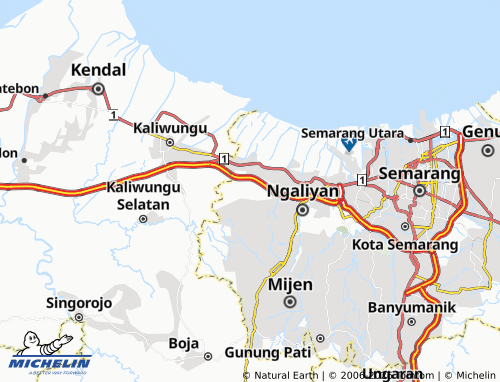 MICHELIN Gondoriyo map - ViaMichelin
