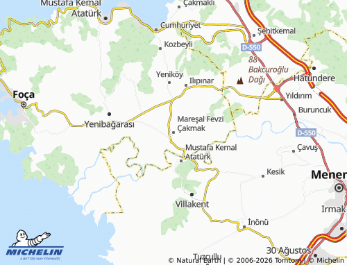 Mappa MICHELIN Mareşal Fevzi Çakmak - ViaMichelin