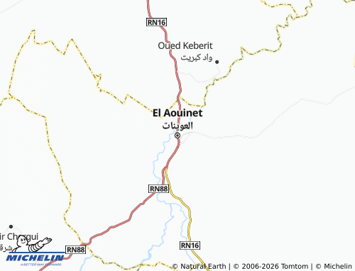 Carte MICHELIN El Aouinet - ViaMichelin