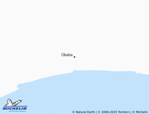 MICHELIN Okaba map - ViaMichelin