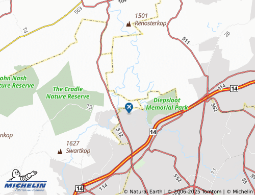 MICHELIN Blair Atholl Golf Estate map - ViaMichelin