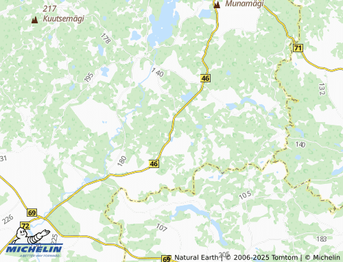 MICHELIN Kassiratta map - ViaMichelin