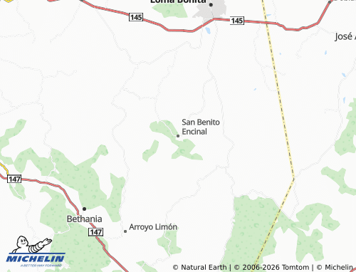 MICHELIN San Benito Encinal map - ViaMichelin