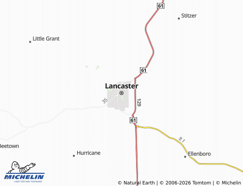 Mappa MICHELIN Lancaster - ViaMichelin