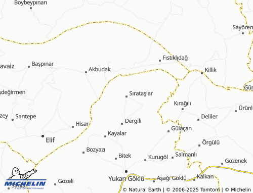 MICHELIN-Landkarte Sırataşlar - ViaMichelin